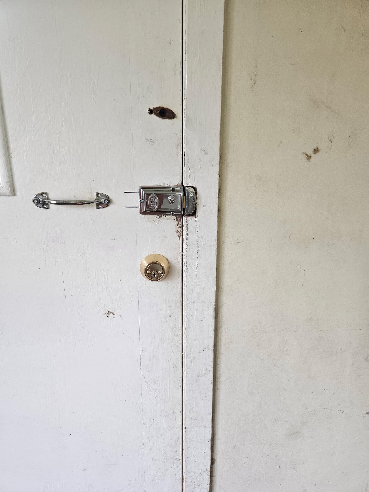 Door lock and latch repair work
